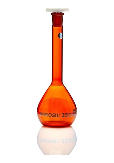 Cam Balon Joje 250 Ml - Amber - Plastik Tıpalı