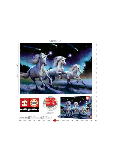 Educa 1000 Parça Kayan Yıldız Puzzle - 19919 - Shooting Stars Anne Stokes