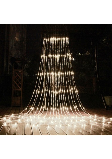 Sunlight 2x3m Yağmur Perde Led Aydınlatma 5 Modlu Beyaz