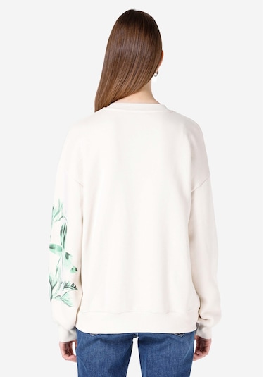 Colins Comfort Fit Kadın Ekru Sweatshirt Cl1067257 Q1.v2 Ecr Ekru