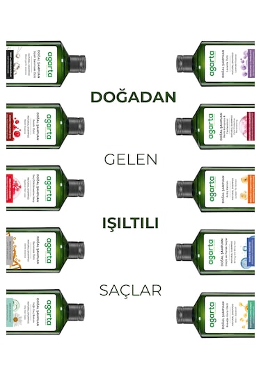 Agarta Doğal Saç Dökülmesi Karşı Çözüm Özel Şampuan 400 ML