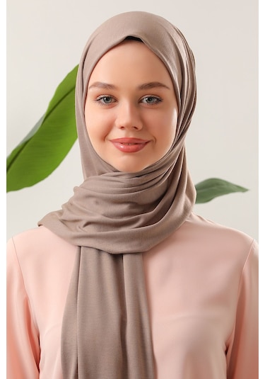Melodi Scarf Tesettür Penye Şal Taş Taş