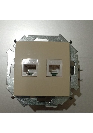 Simon 15 Renkli Cat6 Cat3 Data Prizi Çerçevesiz