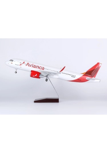 1/80 Ölçek Airbus A320 Neo Avianca Airlines 47 Cm Model Uçak