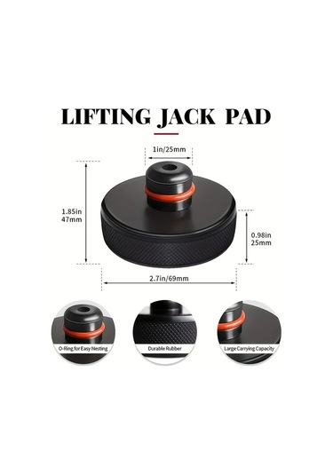 Lumaworld Tesla Kriko Stand Adaptörü 4lü Set Eva Çantalı Siyah Model 3 Y S X