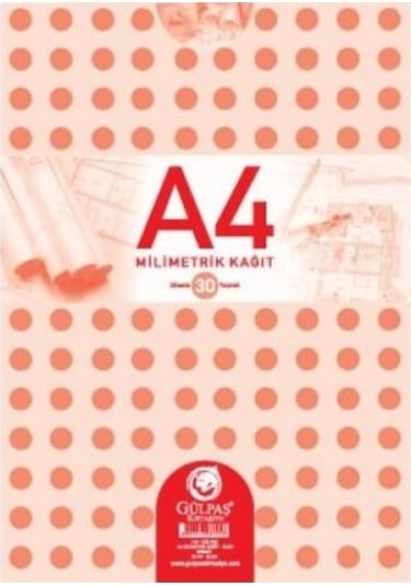 Gülpaş 144 Teknik Resim Defteri A-4 30 Yaprak 21 x 30