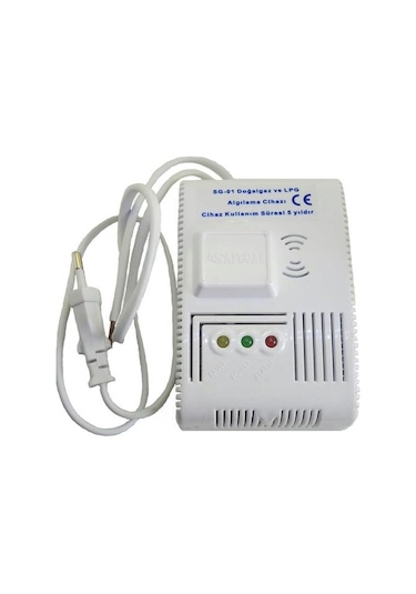 Safegas SG-03 Doğalgaz ve Lpg Alarmlı Gaz Dedektörü