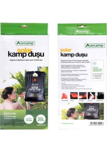 Orcamp Solar Kamp Duş 20 Lt