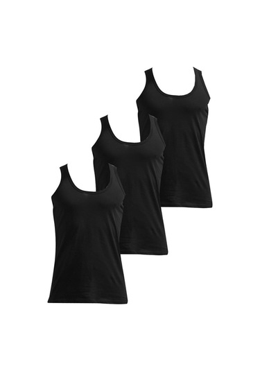 Josejuan 3'lü Erkek Atlet %100 Pamuk Suprem 3300-3'lü Siyah