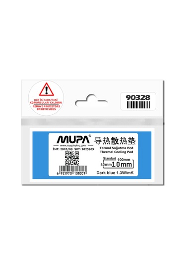 Mupa Termal Ped / Thermal Pad 1.0Mm 1.3W/Mk 10X4Cm M1007