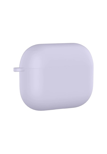 Apple Uyumlu AirPods Pro 3 Zore Standart Silikon Kılıf Lila