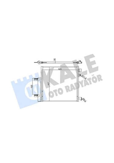 Chevrolet Spark Klima Radyatoru 1.2 2010-2013 Kale 342515