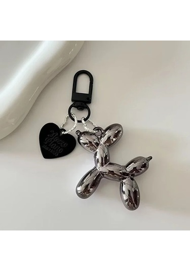 Fishsheep Balon Köpek Anahtarlık - Y2k Tarzı, Çanta & Telefon Aksesuarıkırmızı