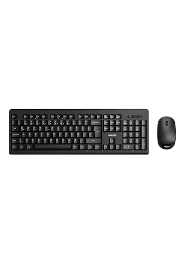 Philips SPT6324 Kablosuz Türkçe Q Klavye & Mouse Seti