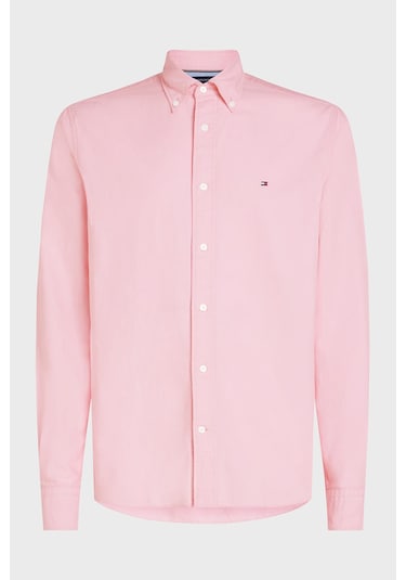 Tommy Hilfiger Erkek Gömlek Mw0mw35774 Tol Pembe Pembe