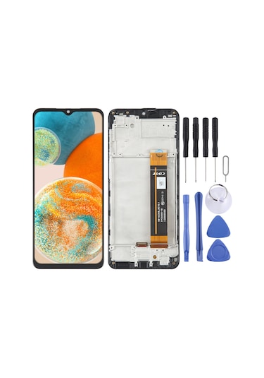 Samsung Uyumlu Galaxy Sm-a235 A23 Ekran Lcd Full Çıtalı