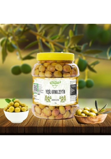 Ehlizade Yeşil Kırma Zeytin 1 KG