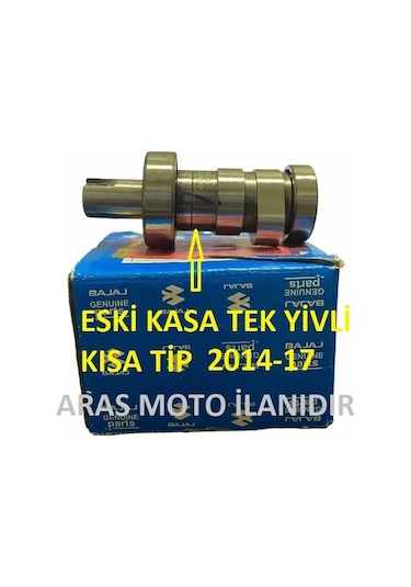 Bajaj Pulsar Ns 200 ,rs 200 Eksantrik Mili Tek Yivli Kam Mili Euro 3 2014-2017-arasmoto