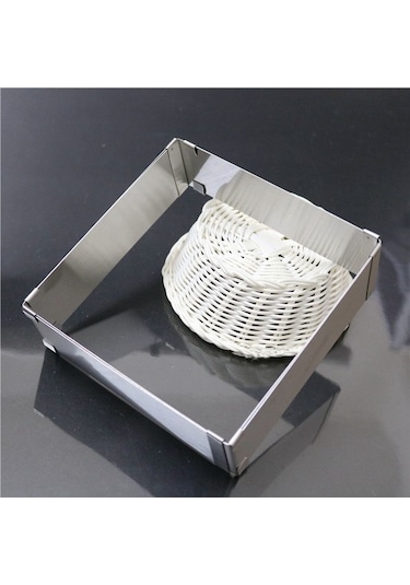 Narkalıp Kare Ayarlanabilir Kek Kalıbı Derinlik 10Cm