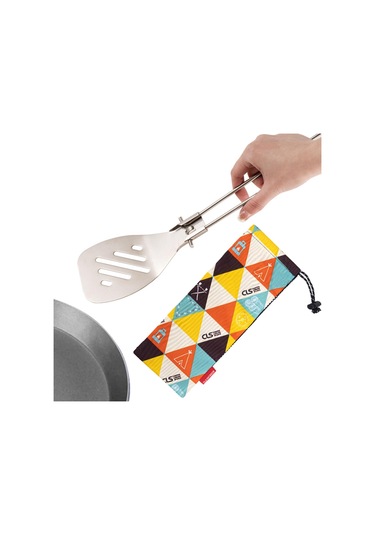 Suntek Paslanmaz Çelik Piknik Sofra Profesyonel Kamp Turner Gümüş