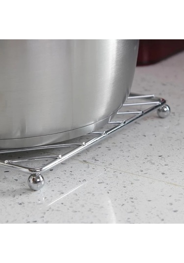 Willowhaven Silvery 4 Adet Paslanmaz Çelik Isıya Dayanıklı Ve Kaymaz Fritöz Altlığı