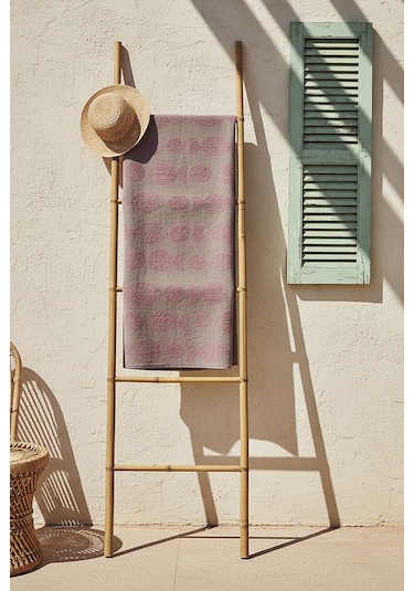 Füme Aztec %100 Pamuklu Plaj Havlusu 70x140 Cm Çok Renkli