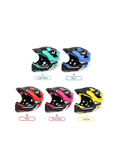 Lixada Timsah Tarzı Çocuk Açık Hava Bisiklet Kaskı Kırmızı