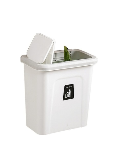 Tongxida İtmeeli Gri Duvara Monteli Plastik Sıhhi Çöp Kutusu, Mutfak Sınıflandırılmış Asılı Gri