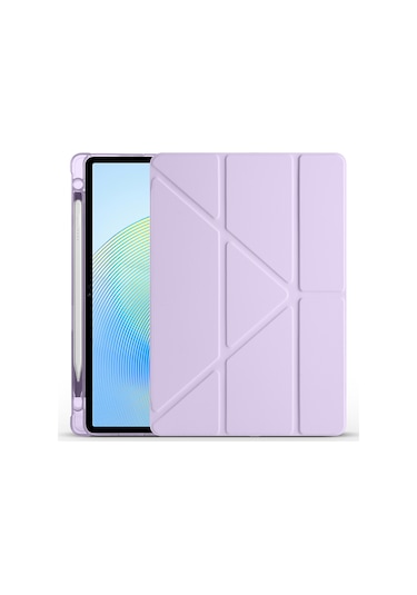 Xiaomi Redmi Pad 2 11inç 2025 Kılıf Kalem Bölmeli Trifolding Case Kapaklı Kılıf