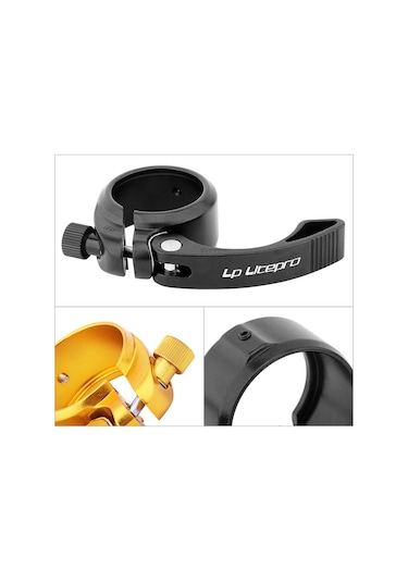 Neevoyu Alüminyum Bisiklet Oturma Tüp Klembi 41mm Çap 33.9mm Oturma Tüpü İçin Kırmızı Kolay Kurulum Kırmızı