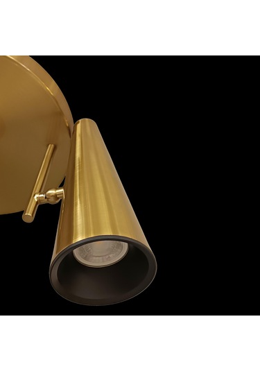 Selenora Üçlü Gold Plafonyer Avize Gold