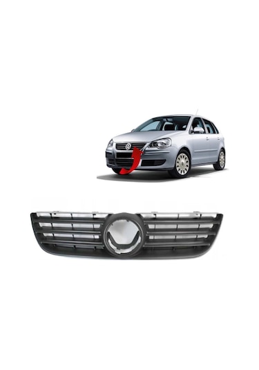 Volkswagen Polo 2005-2010 Ön Panjur 6q0853653e