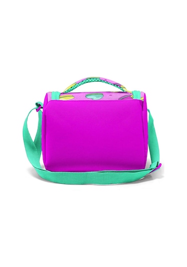 Coral High Kids Açık Pembe Su Yeşili Makaron Desenli Thermo Beslenme Çantası 11701