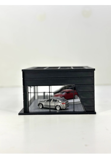 1/64 Ölçekli Range Rover Diorama Tasarımlı Araç Sergileme Garajı 3d Baskı