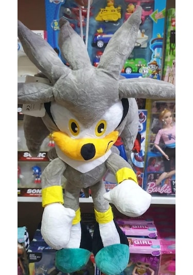 Orijinal Ithal Kumaş Sonic Peluş Oyuncak 40 Cm Shadow Echidnagri