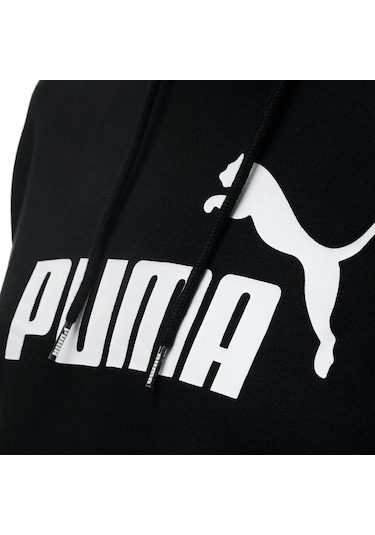 Puma Cropped Logo Tr Kadın Siyah Kapüşonlu Sweatshirt