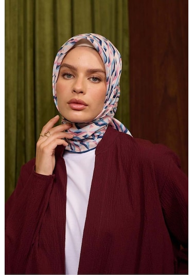 İpekhan Marrakech Koleksiyon Soft Eşarp 1213 - 01 Pembe Pembe