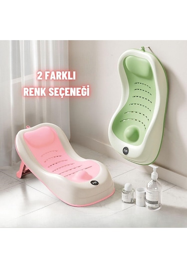 Yenidoğan Bebek Katlanabilir Termometreli Besleme Ve Yıkama Banyo Oturağı Alt Değiştirme Sehpası