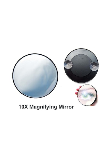 Riverworld Vantuzlu Pratik 10x Büyüteçli Ayna