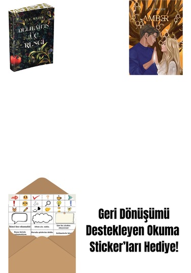 Delilah In Üç Rengi + Amber + Okuma Sticker'ları