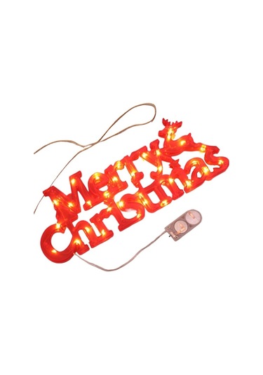 Soulader Yılbaşı Ağacı Işık Seti Led Ampul Zinciri Dekorasyonu Ev Parti Süsleme Aydınlatma Ürünleri Kırmızı