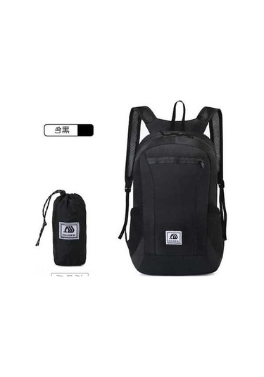 Trendooze Yürüyüşü Ve Ultra Taşınabilir Su Siyah Sırt Seyahat Paketi Mekan Katlanabilir Katlanabilir Kadınlar İçin Hafif Hafif Geçirmez Erkekler Dış Dağ Çantası Çanta Çanta Ce Siyah