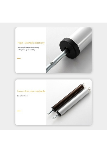 Ulzyvf Tampon Sessiz Pnömatik Otomatik Kapı Kapatıcı Hidrolik Gümüş Basit Sx