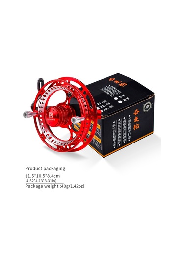 Proberos Jd99 100mm Tam Metal Taşınabilir Hafif Balıkçılık Makarası - Stil D