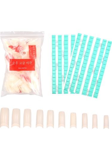 Shineyee 90 Parça Tırnak Yapıştırıcı Macunu & 500 Adet Çıkarılabilir Tırnak Yapıştırıcı Seti - Çok Amaçlı Yeniden Kullanılabilir