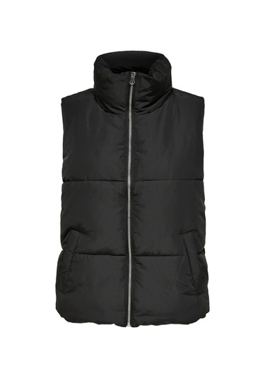 Jdy Kadın Jdynewerıca Dik Yaka Çift Cepli Şişme Yelek 15234210 Siyah Siyah