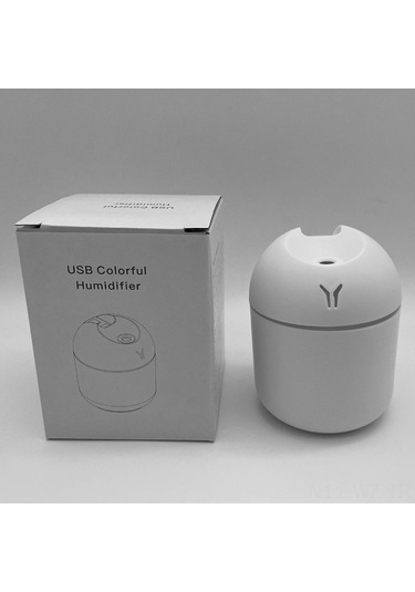 Wezone Usb Beslemeli Ev Ve Ofis Nemlendirici, Sessiz Çalışma, 300ml Tank, Kolay Temizleme Ve Ayarlanabilir Işık Özelliği