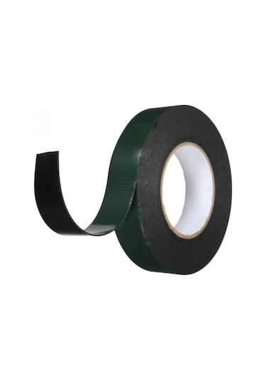 Yeşil Siyah Çift Taraflı Köpük Bant 30 MM x 10 Mt