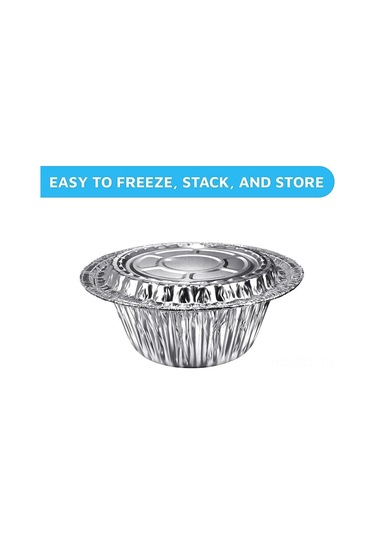 Fosenze Fda Onaylı Hava Fritözü Foil Tepsisi 9 İnç 50 Adet - Yemek Dereceli Alüminyum Folyo, Yüksek Isıya Dayanıklı, Ev/kamping/bbq Uygun Gümüş