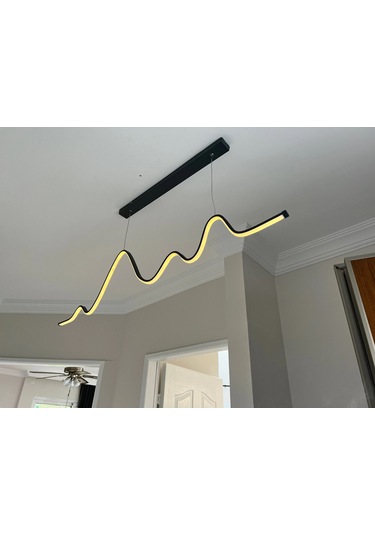 Sarkıt 3 Renk Işık Led Avize 110 cm - Worm